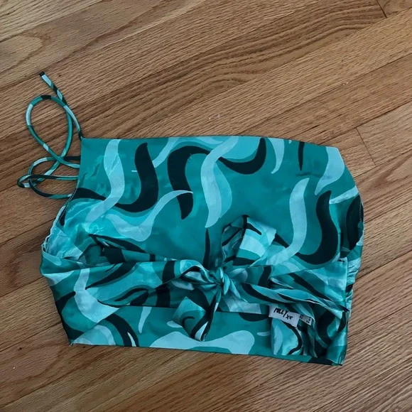 Princess Polly Teal Swirl Tank Top - Picture 2 of 3
